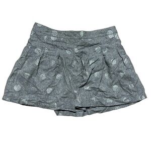 H&M Gray Glitter Polka Dot Mini Skirt Women’s Size 10 Tennis Skirt RARE Y2K
